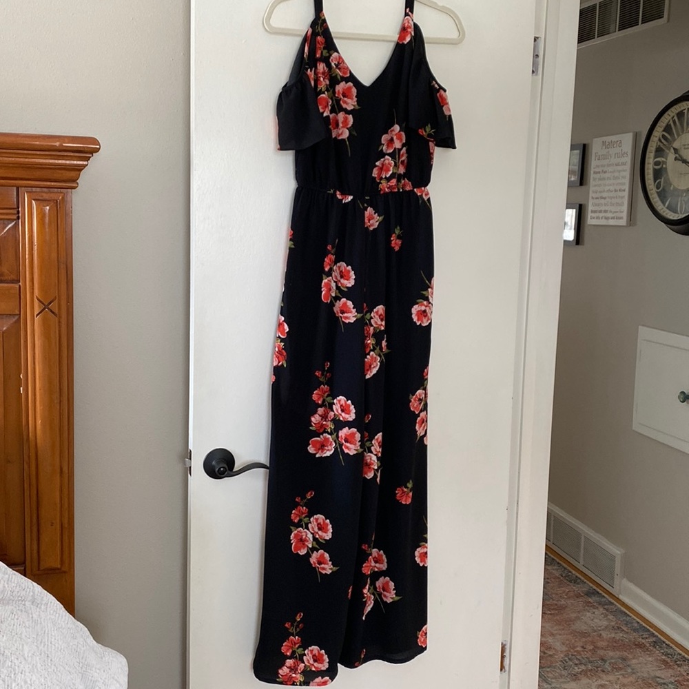 Maurices floral jumpsuit
